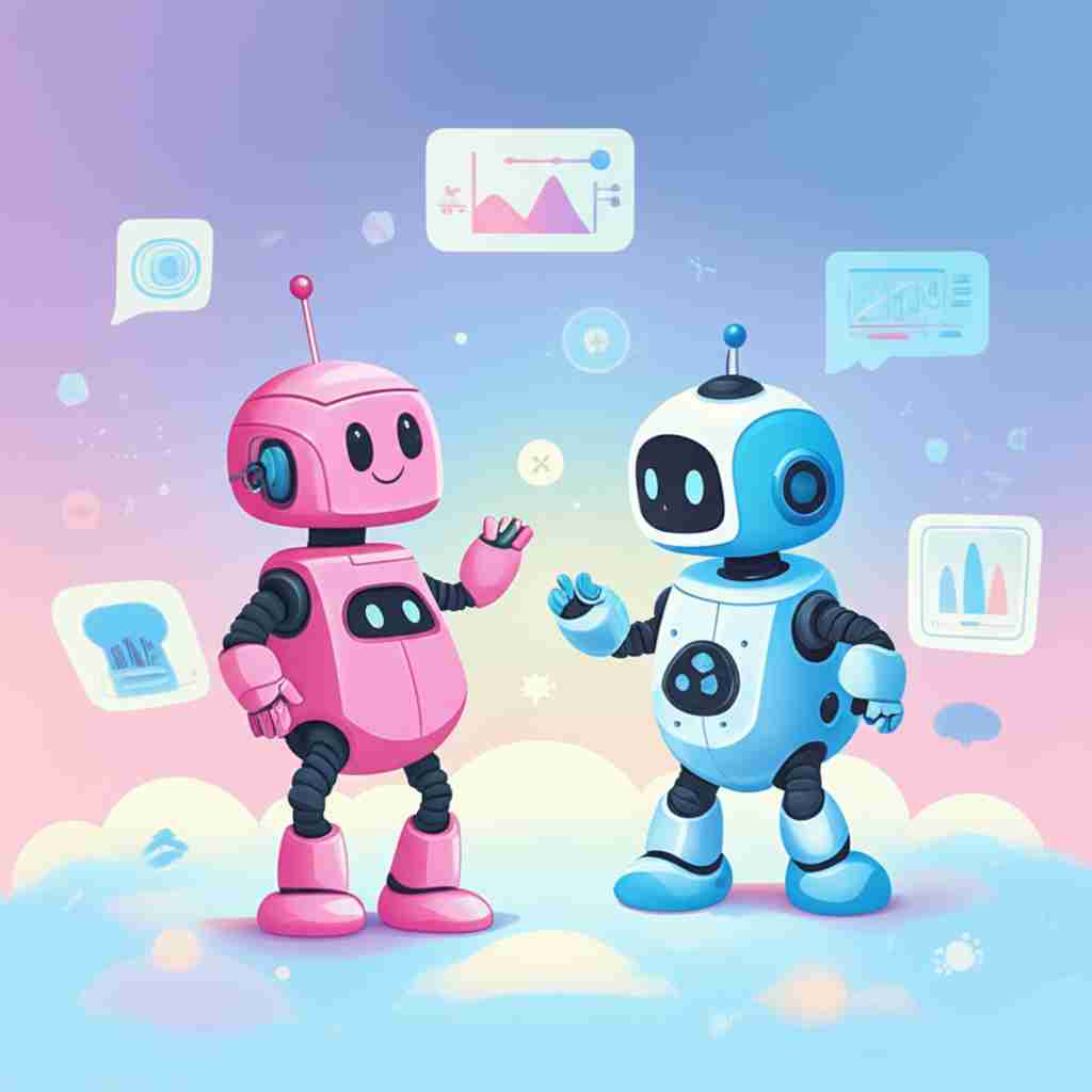 An image illustrating A/B Testing AI Agents