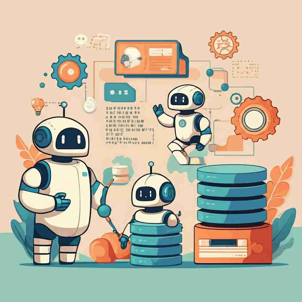 An image illustrating AI Agents for Knowledge Base Management