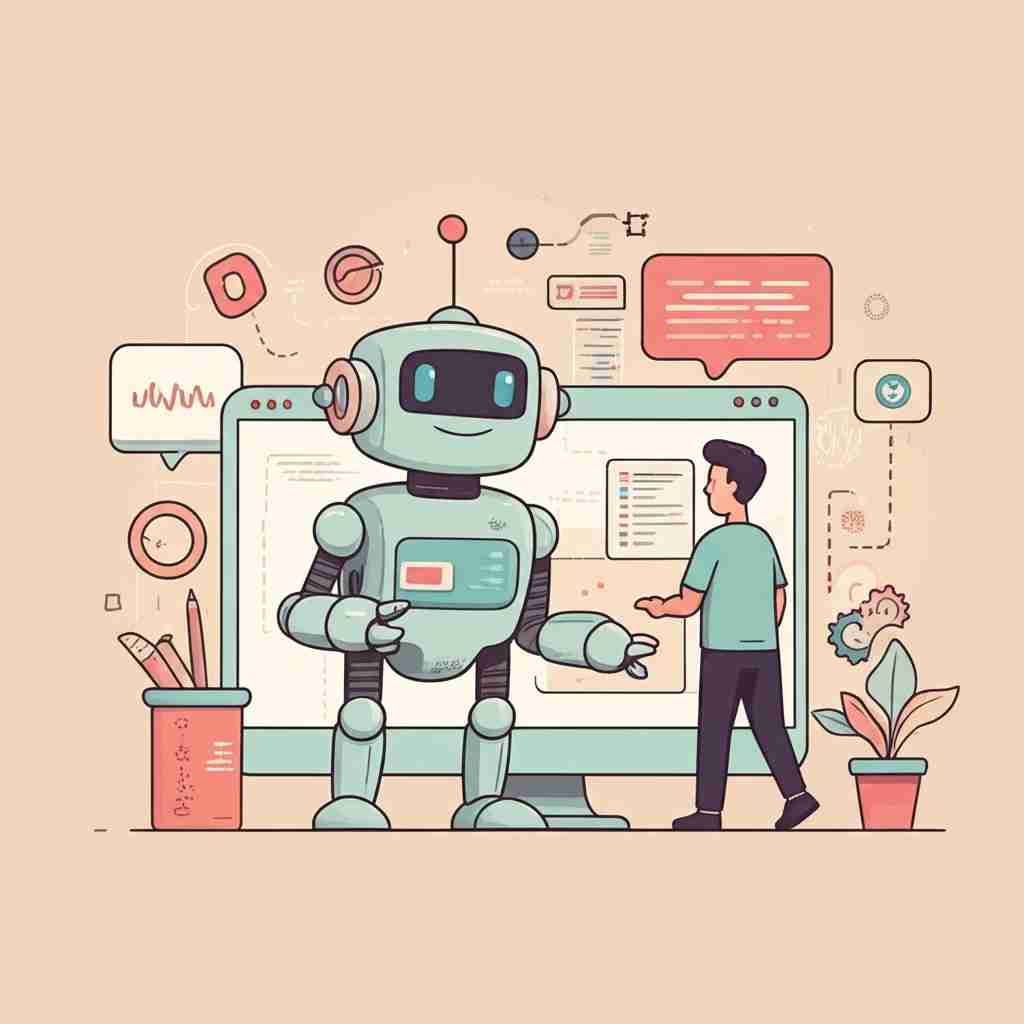 An image illustrating AI Agents for Developer Support