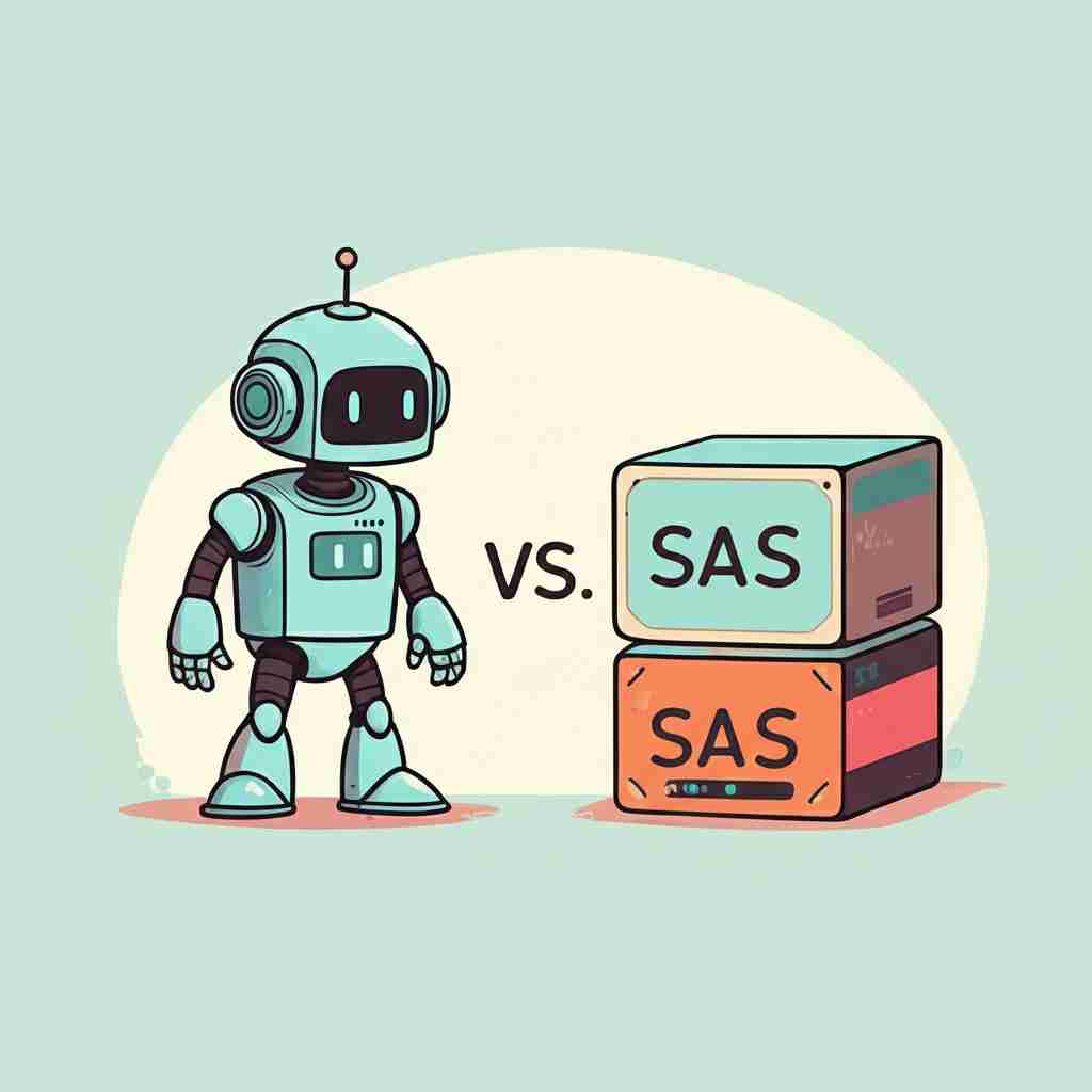An image illustrating Does agentic AI spell doom for SaaS?
