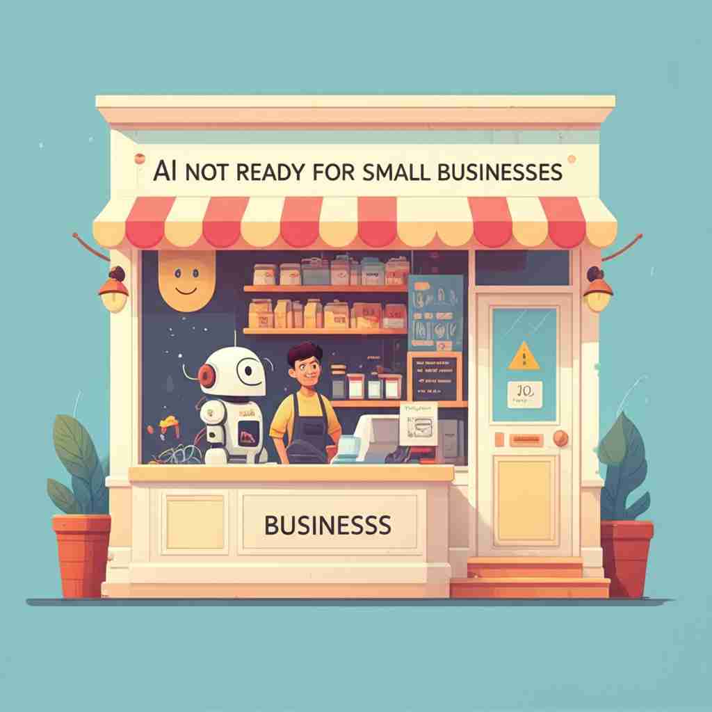 An image illustrating Small businesses are not all in with artificial intelligence – yet