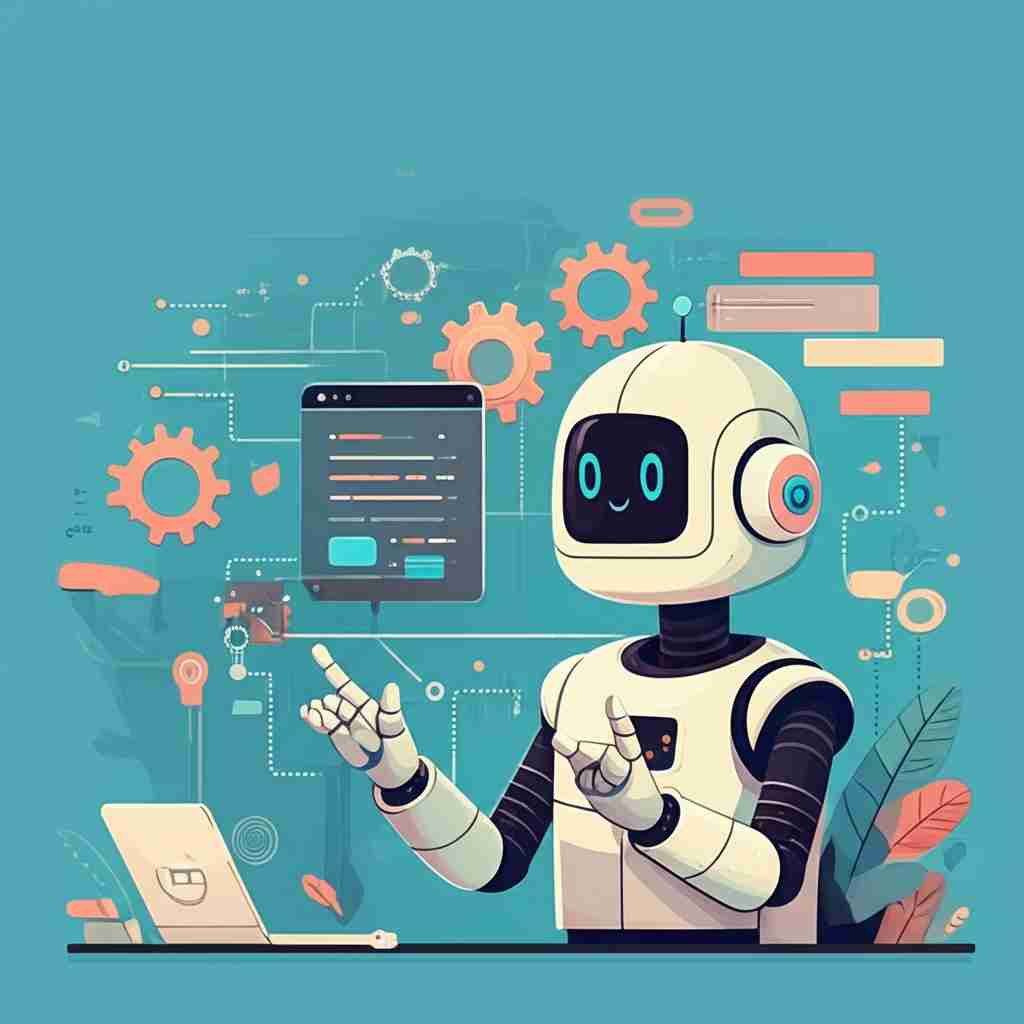 An image illustrating AI, education, preserving human agency in a world of automation