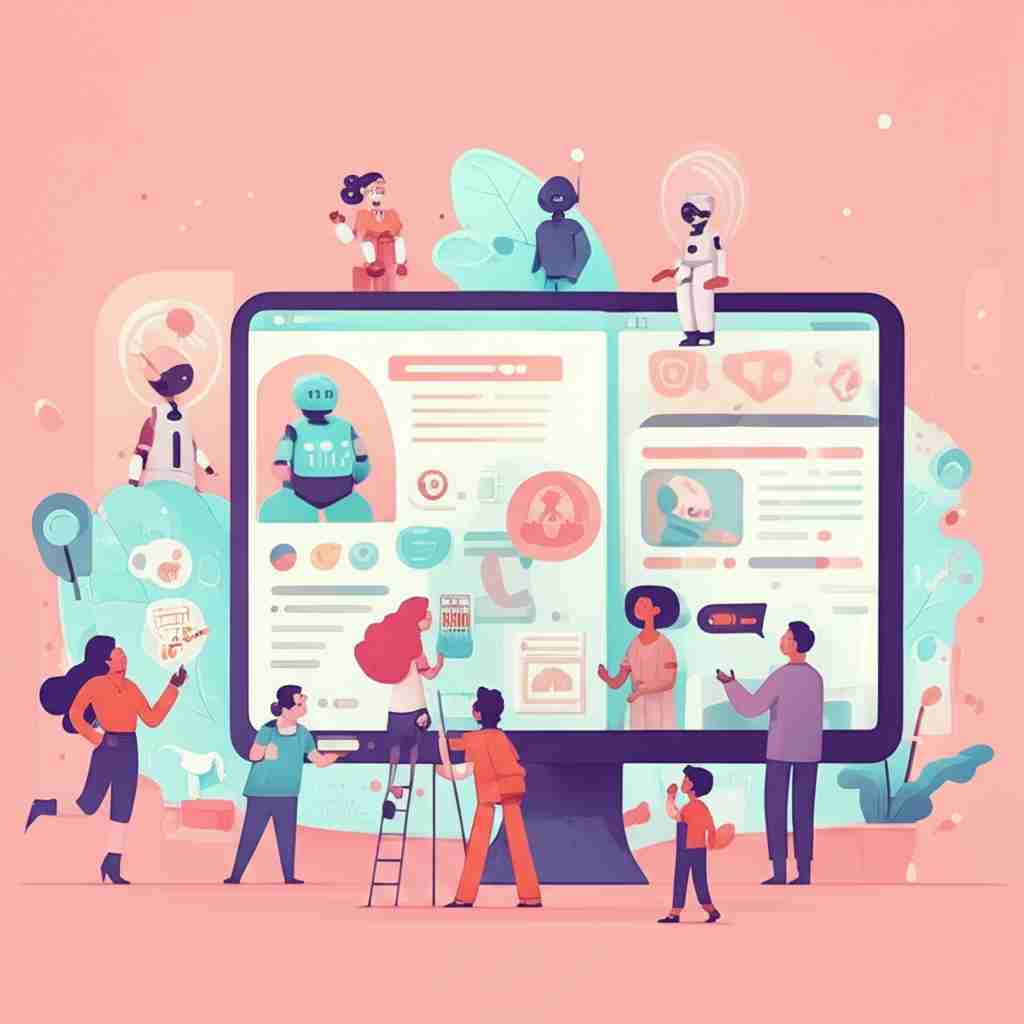 An image illustrating Job hunting and hiring in the age of AI: Where did all the humans go?